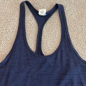 Navy Halter Workout Top
